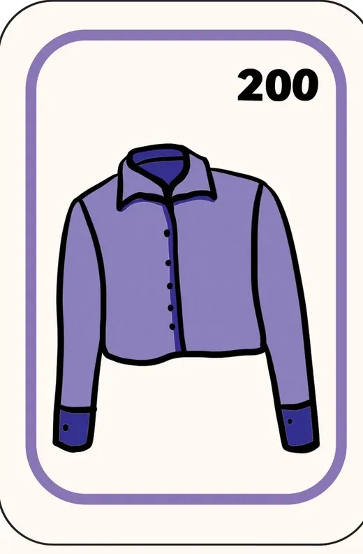 Lilac cropped jacket, 200